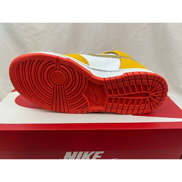 NEW Nike Dunk High W University Gold Shoes DQ4691-700 Wmns Sz 6 / Mens Sz 4.5 - Picture 6 of 7